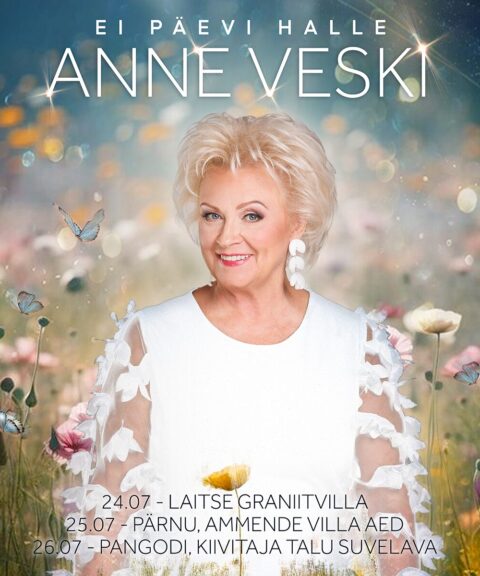 Anne Veski kontserdi plakat