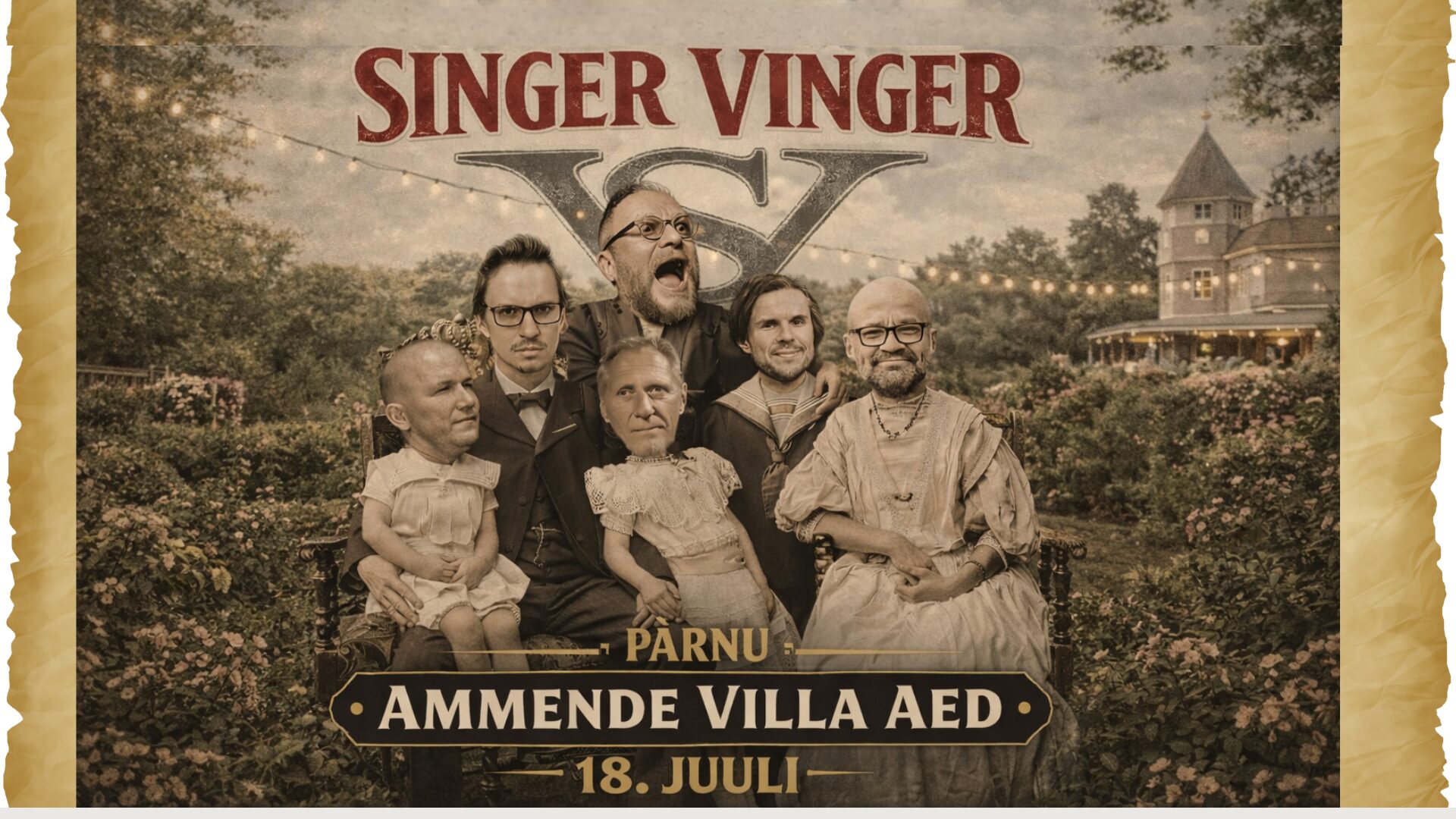 Singer Vinger kontsert Pärnus