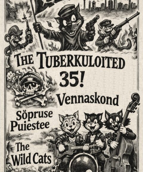 Kontsert: The Tuberkuloited, Vennaskond, Sõpruse Puiestee ja The Wild Cats.